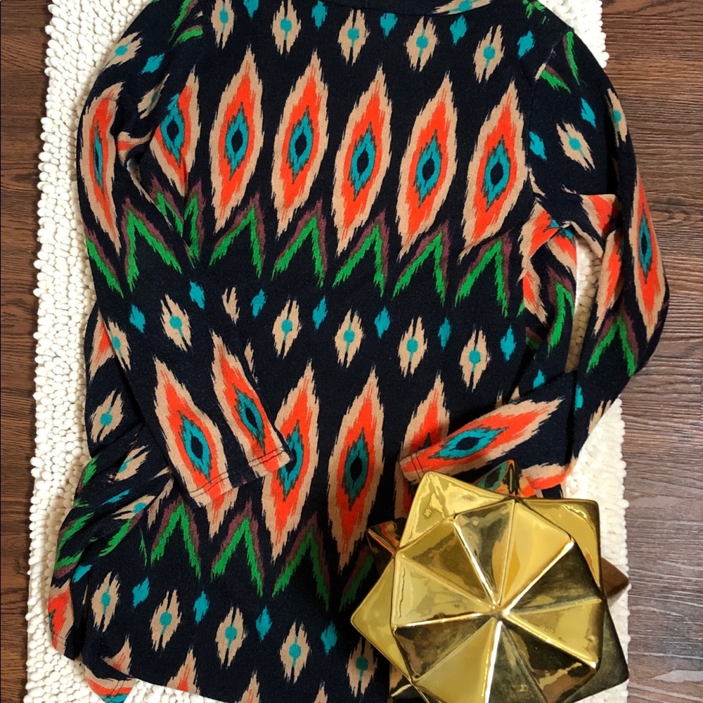 Aztec design sweater/jacket